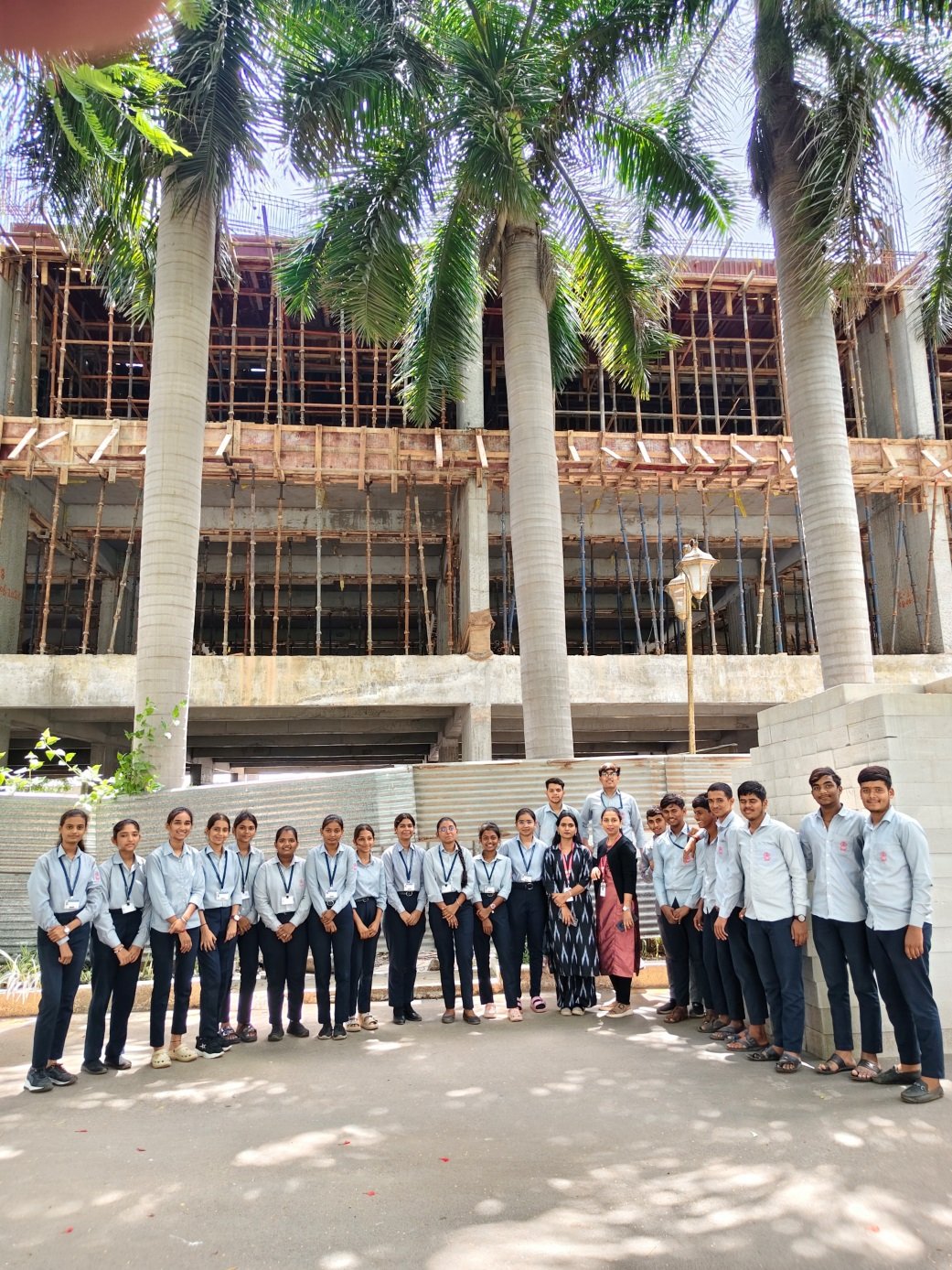 Site visit under the subject Building Material and Construction